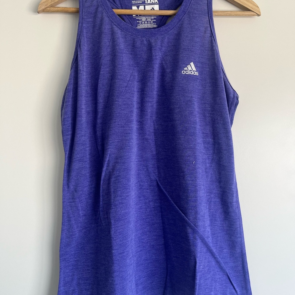 Adidas Violet Sleeveless Top